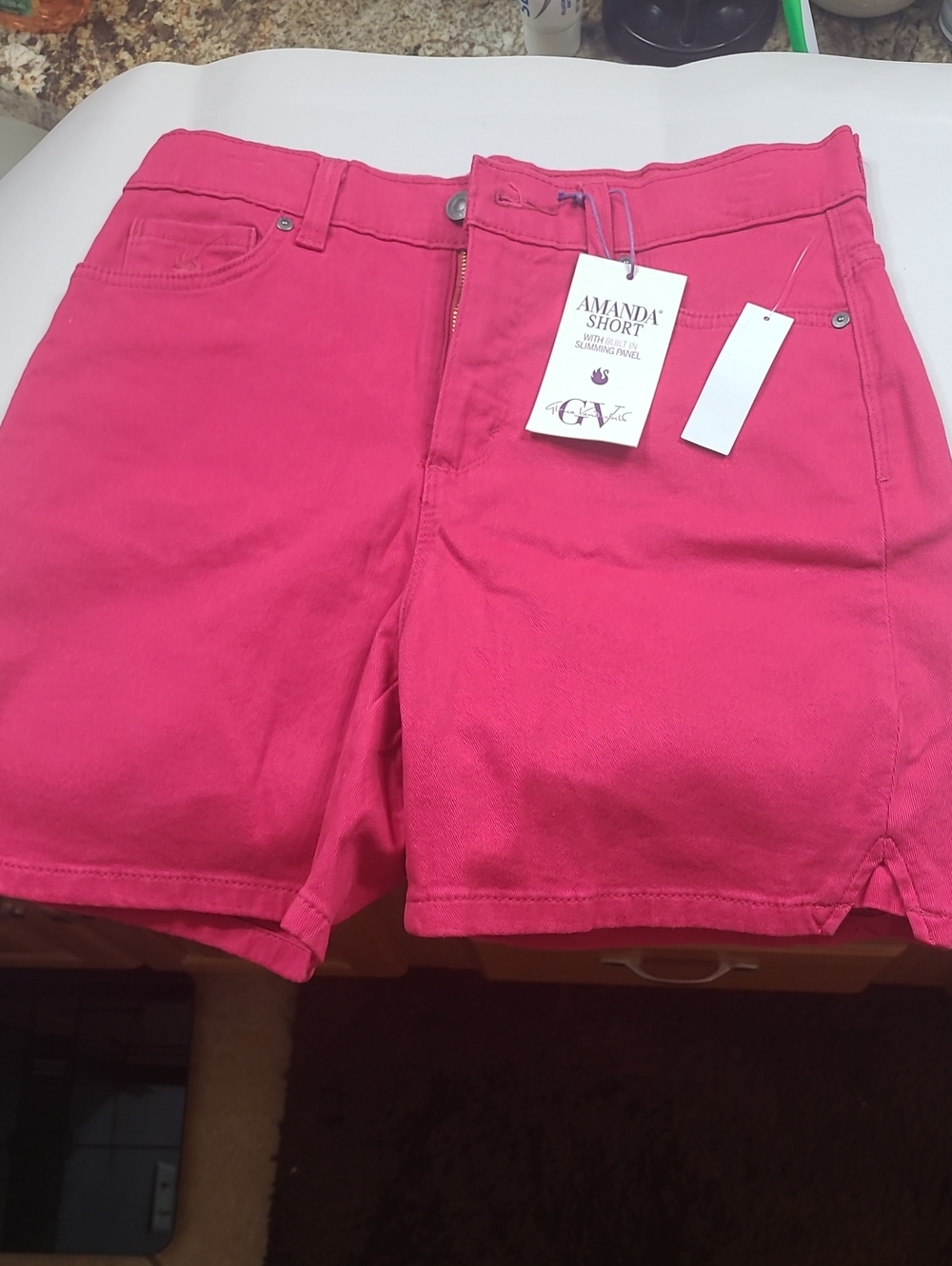 Gloria Vanderbilt Amanda Pink Shorts